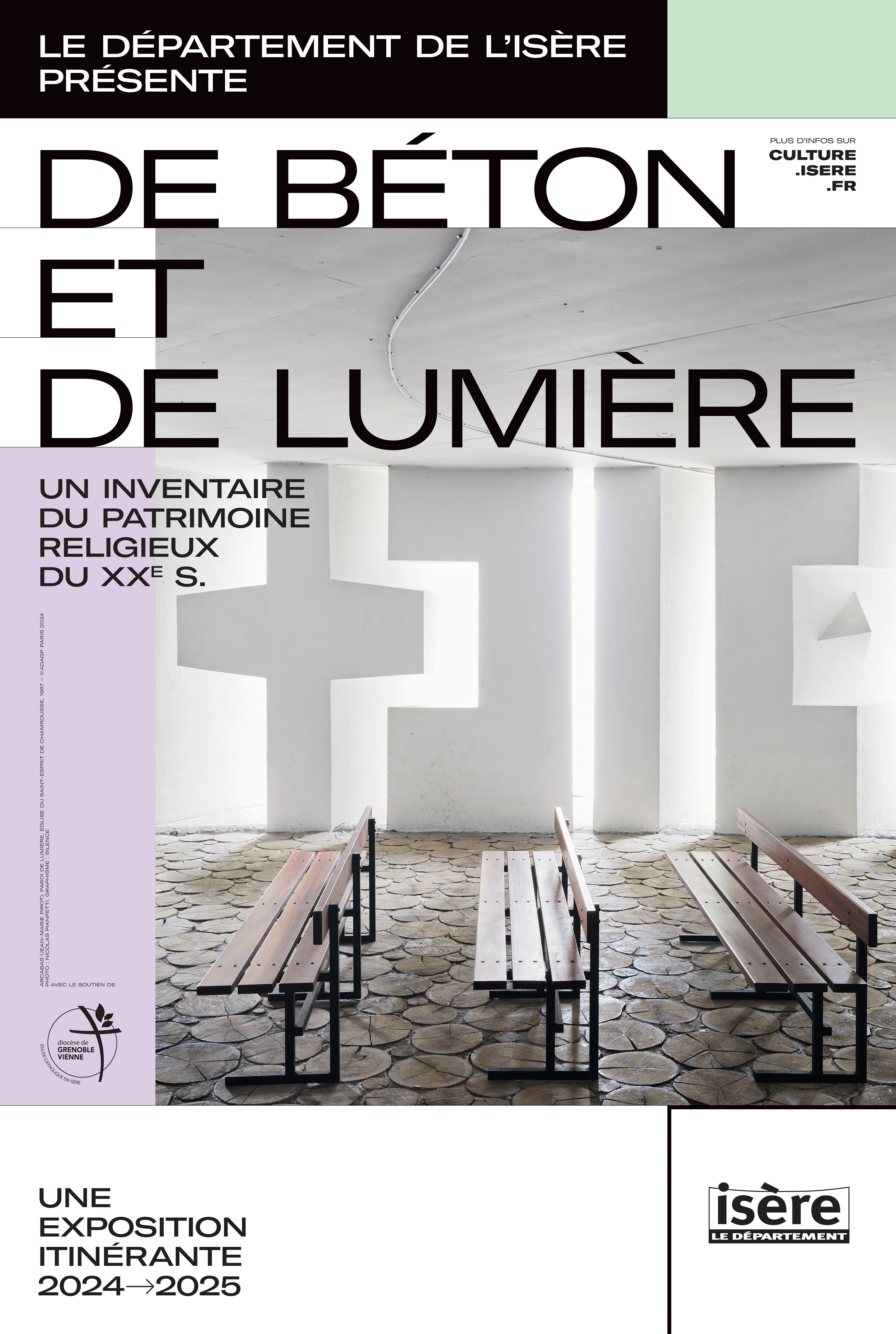 Visuel exposition De béton et de lumière