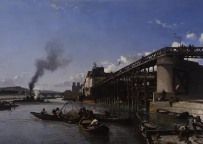 Le Pont de l'Estacade, 1853