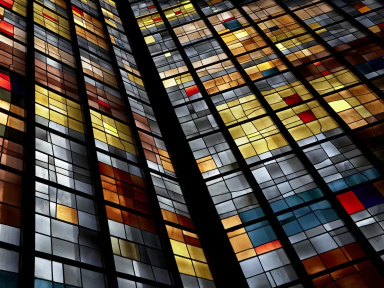 Verrière Église Saint-Luc, Grenoble © Nicolas Pianfetti